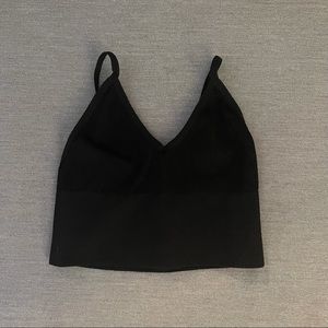 🖤UO Urban Outfitters | Longline Bra Ribbed Crop Top